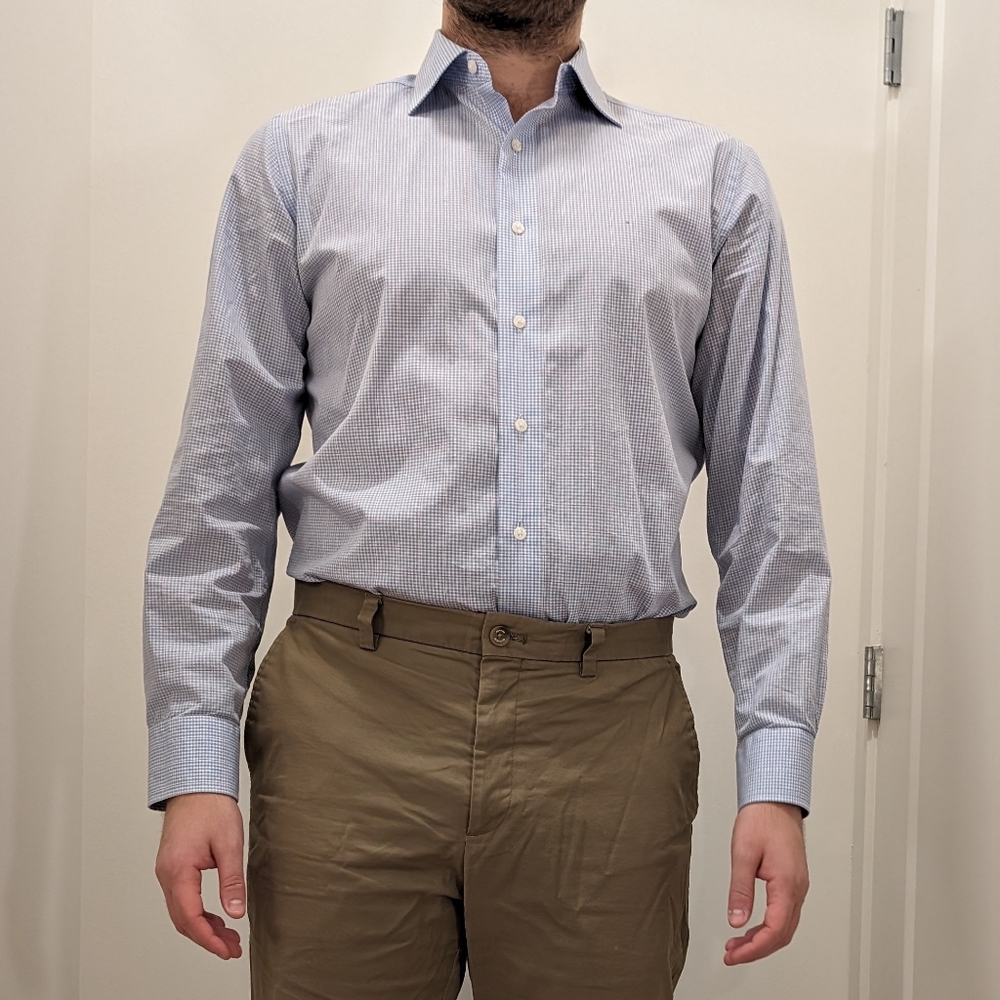 Saks Patterned Dress Shirt